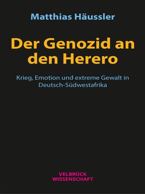 cover image of Der Genozid an den Herero
